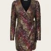 Ablina Wrap Dress - Multi Sequince