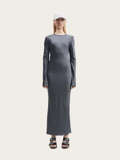 Alina Long Dress - Iron Gate