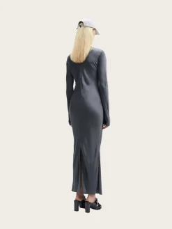 Alina Long Dress - Iron Gate