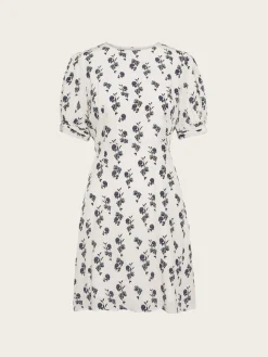 Allegra Dress - Cream Hortensia