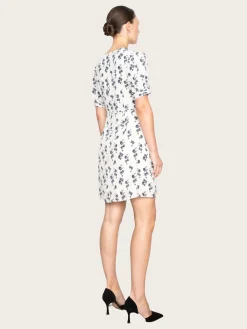 Allegra Dress - Cream Hortensia