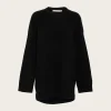 Alpha Long Pullover - Black