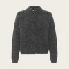 Alpha Short Cardigan - Charcoal Melange