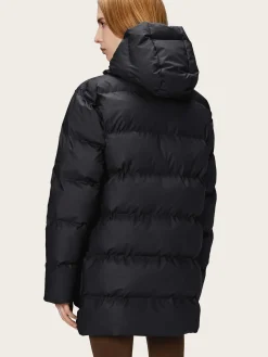 Alta Long Puffer Cargo Jacket W3T4 - Black
