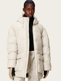 Alta Long Puffer Cargo Jacket W3T4 - Dune