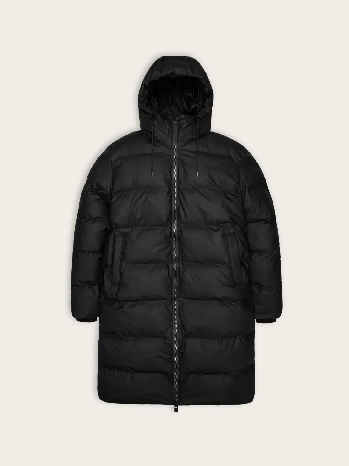 Alta Long Puffer Jacket W3T4 - Black