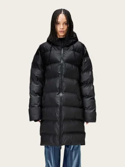 Alta Long Puffer Jacket W3T4 - Black