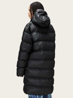 Alta Long Puffer Jacket W3T4 - Black