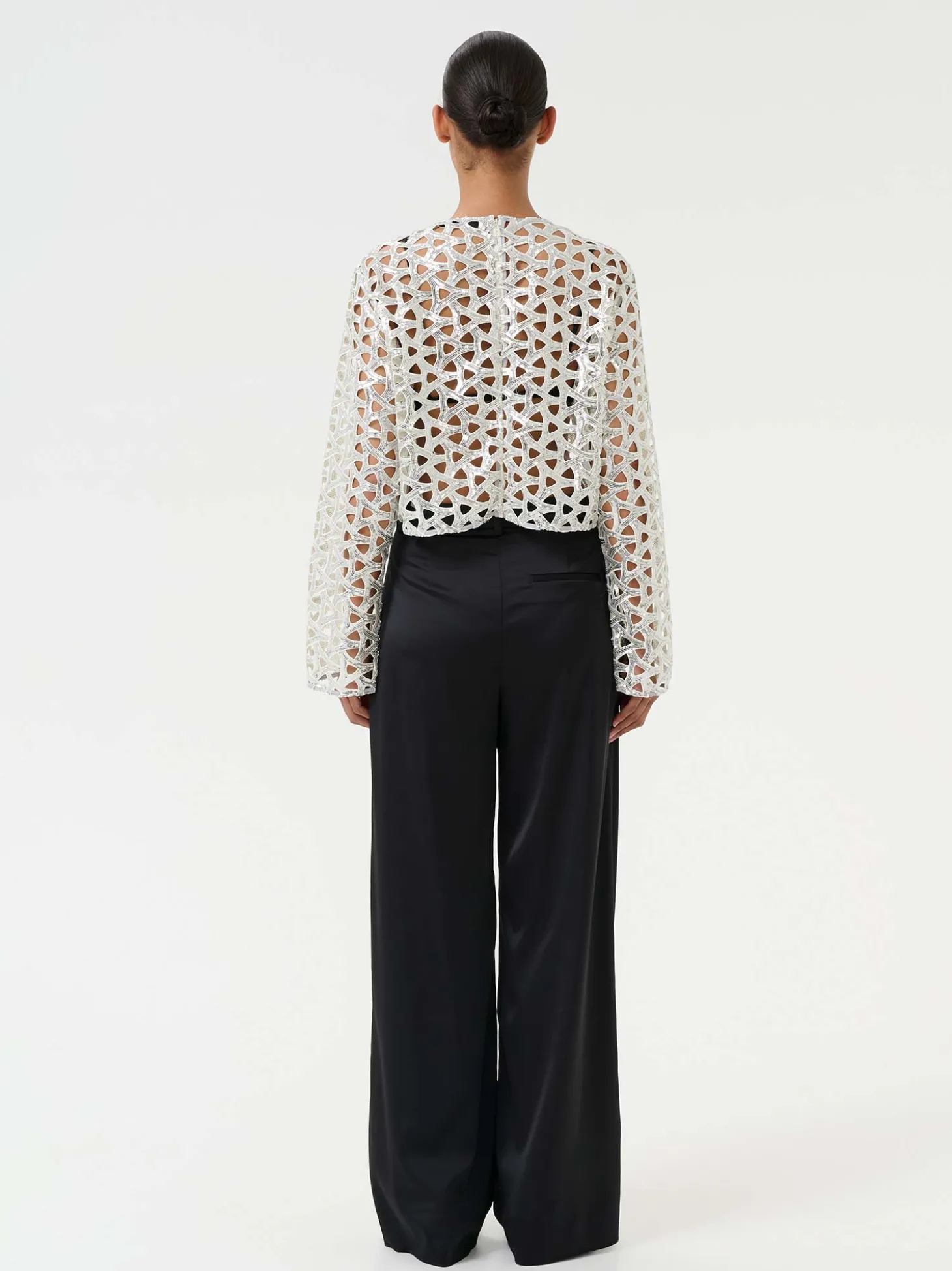 Amelia ls Blouse - Silvershine