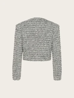 Amilina Jacket - Blacknwhite Lurex