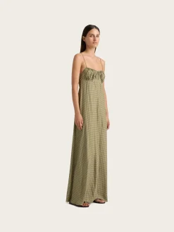 Anessa Maxi Dress - Oliander Floral/Khaki
