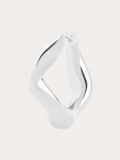 Anil 8mm Huggie - Silver