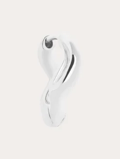 Anil 8mm Huggie - Silver