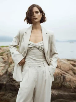 Antonia Blazer - Light Sand Melange