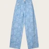 Art Denim Christel jeans - Light Denim/Ink Flower AOP