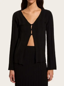 Athena Knit Cardigan - Black