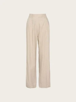 Ava Trousers - Light Sand Melange
