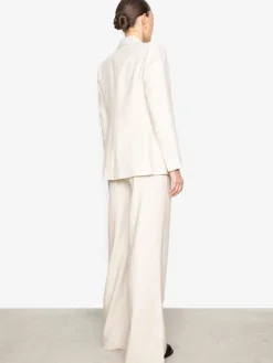 Ava Trousers - Light Sand Melange