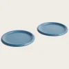 Barro Plate Set of 2 Ø24 - Dark Blue