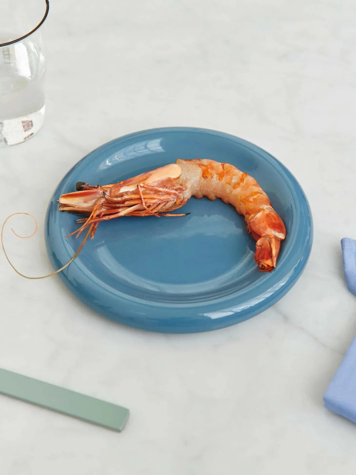 Barro Plate Set of 2 Ø18 - Dark Blue