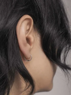 Basic 8mm Hoop - Silver