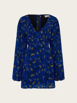 Blythe Mini Dress - El Limon Floral - Blue