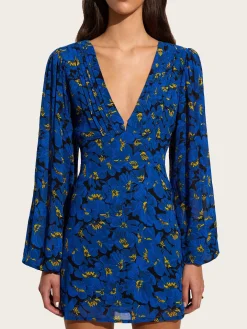 Blythe Mini Dress - El Limon Floral - Blue