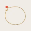 Bracelet Ball Chain - Coral