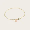 Bracelet Ball Chain - Pale Peach
