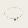 Bracelet Ball Chain - Petrol Green