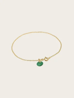 Bracelet Ball Chain - Petrol Green