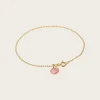 Bracelet Ball Chain Old Rose