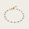 Bracelet Lola - Petrol Green