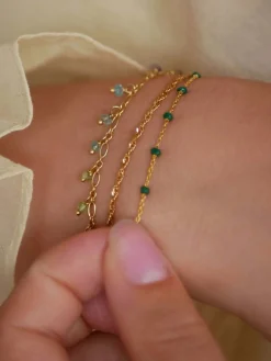 Bracelet Lola - Petrol Green