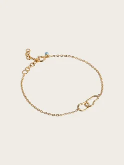 Bracelet Organic Double Circle - Gold