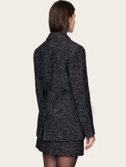 Brooklyn Blazer - Black Herringbone