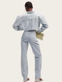 Calia HW Straight Jeans - Light Blue