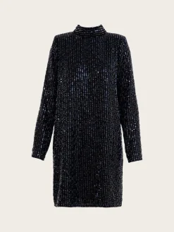 Club Sequin Dress - Black