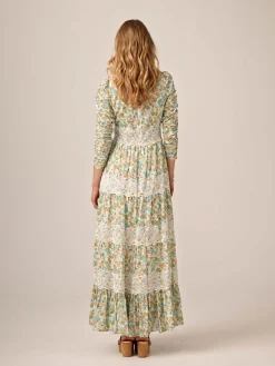 Cotton Slub Maxi Dress - Anemone Fields