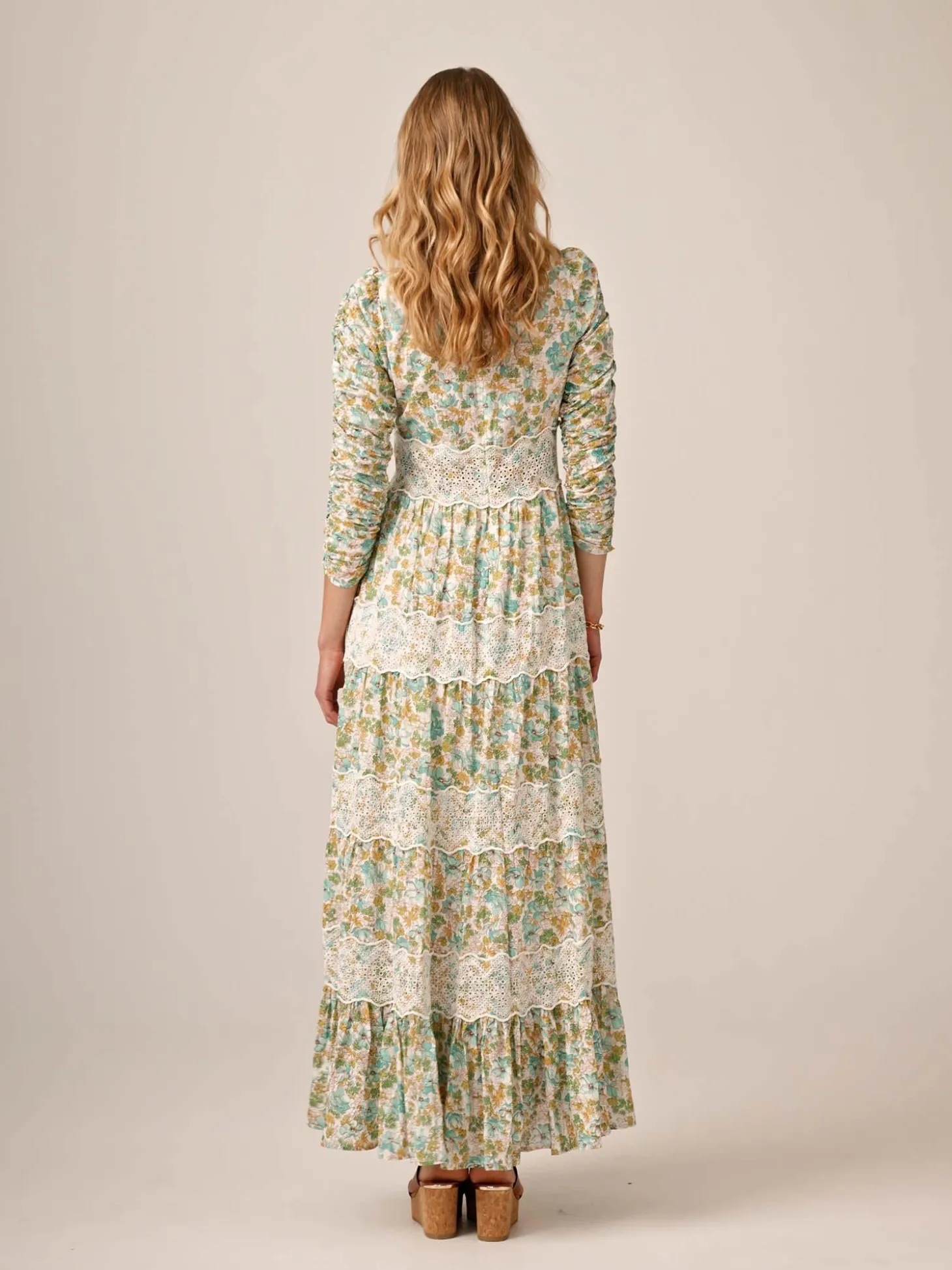 Cotton Slub Maxi Dress - Anemone Fields