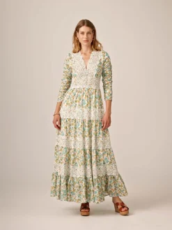 Cotton Slub Maxi Dress - Anemone Fields