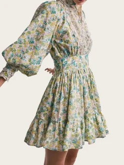 Cotton Slub Mini Dress - Anemone Fields