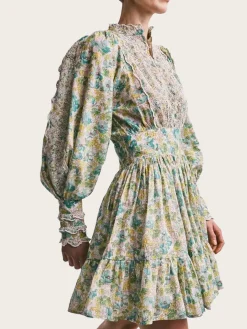 Cotton Slub Mini Dress - Anemone Fields