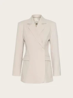 Dagny Blazer - White Onyx Mel