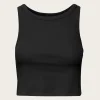 Drew Cropped Top - Black