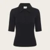 Drew Polo Top - Black