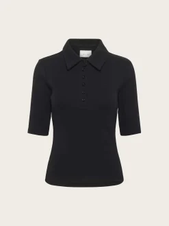 Drew Polo Top - Black