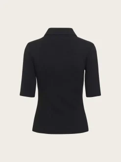 Drew Polo Top - Black