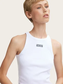 Drew sl Logo Tank - Bright White