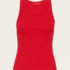 Drew sl Logo Tank - Haute Red